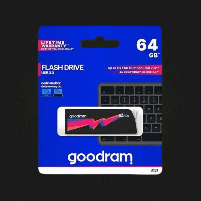 ფლეშ მეხსიერება: Goodram UCL3-0640K0R11 64GB - Image 1