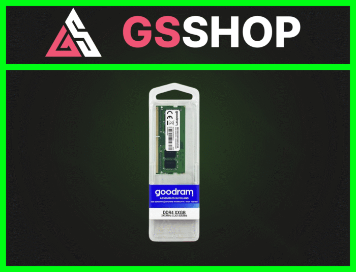 მეხსიერების მოდული: Laptop  Goodram 8GB (1x8GB) DDR4 3200MHz - Image 1