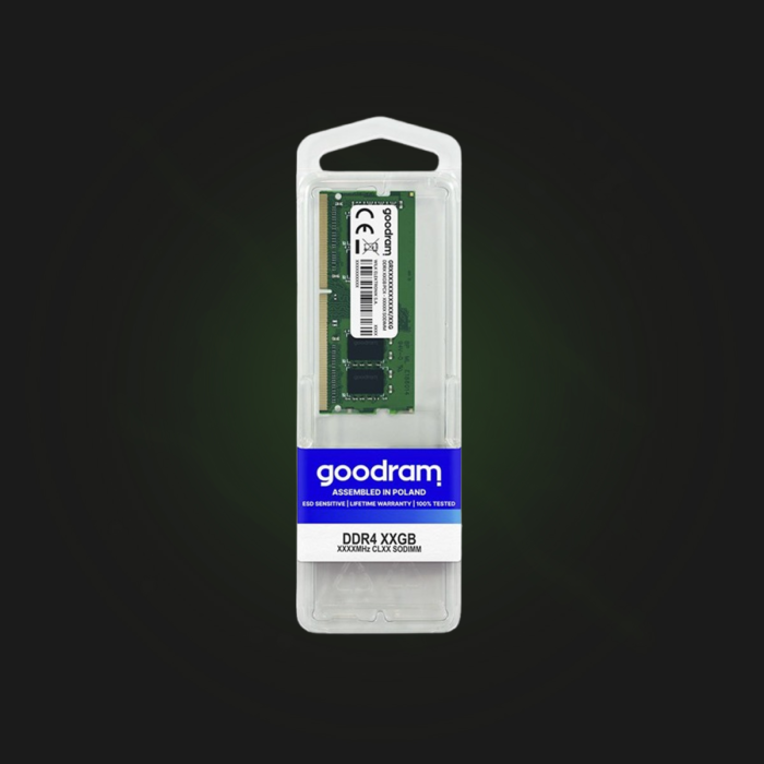მეხსიერების მოდული: Laptop Goodram DDR4 (1x16) 16GB 2400MHz - Image 1