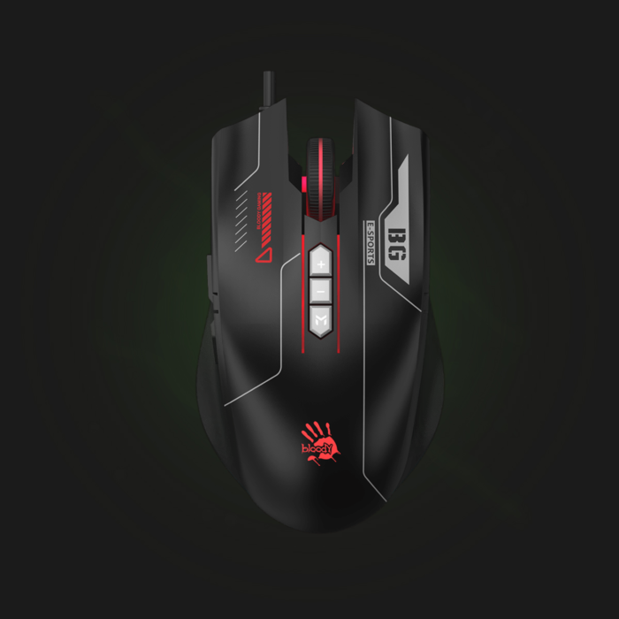მაუსი: A4Tech Bloody ES7 RGB Esports Gaming Mouse Black - Image 1