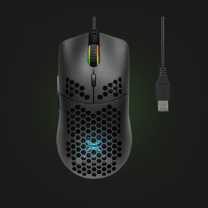 მაუსი: NOXO ORION Lightweight Gaming Mouse Black - Image 1