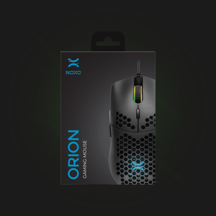 მაუსი: NOXO ORION Lightweight Gaming Mouse Black - Image 4