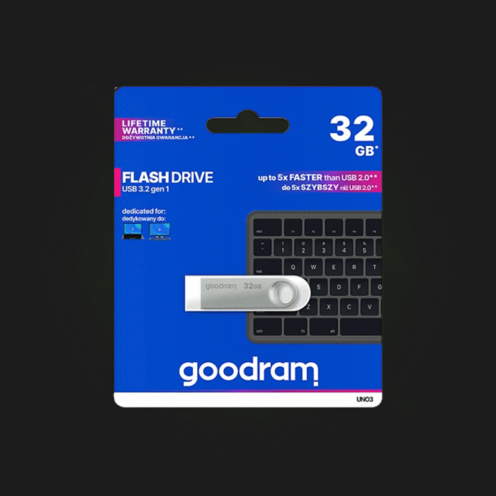 ფლეშ მეხსიერება: Goodram UNO3-0320S0R11 32GB - Image 1