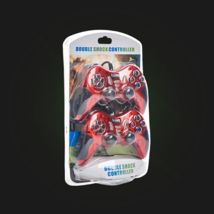 ჯოისტიკი: Double Shock Controller Red - Image 1