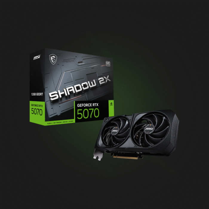 ვიდეო ბარათი: MSI SHADOW 2X OC RTX 5070 12GB - Image 1
