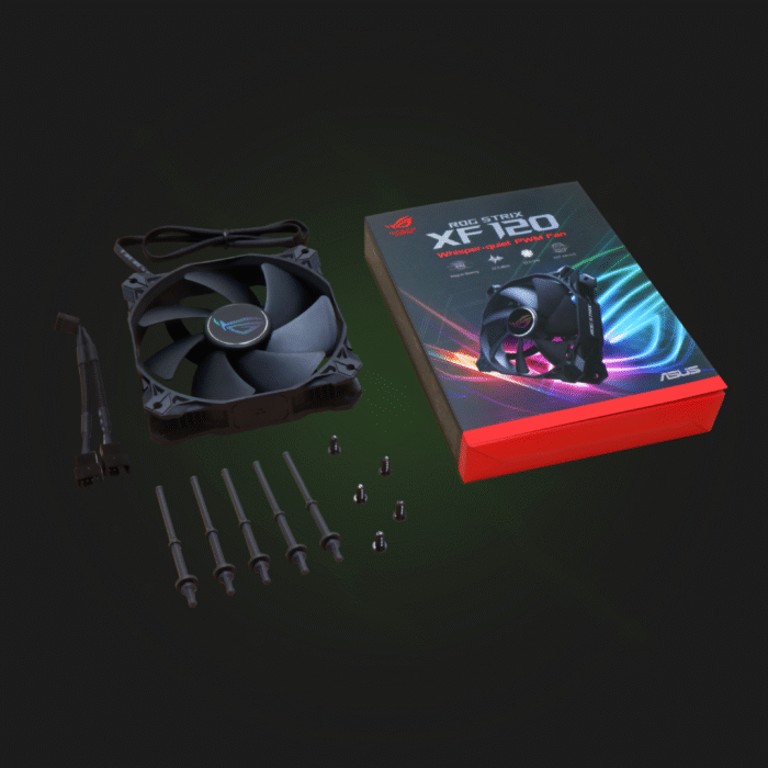 ქეისის ქულერი: Asus ROG Strix XF120 BLACK - Image 1