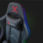 გეიმერული სავარძელი: Vertex Illidan Gaming Chair RGB Black - Image 4