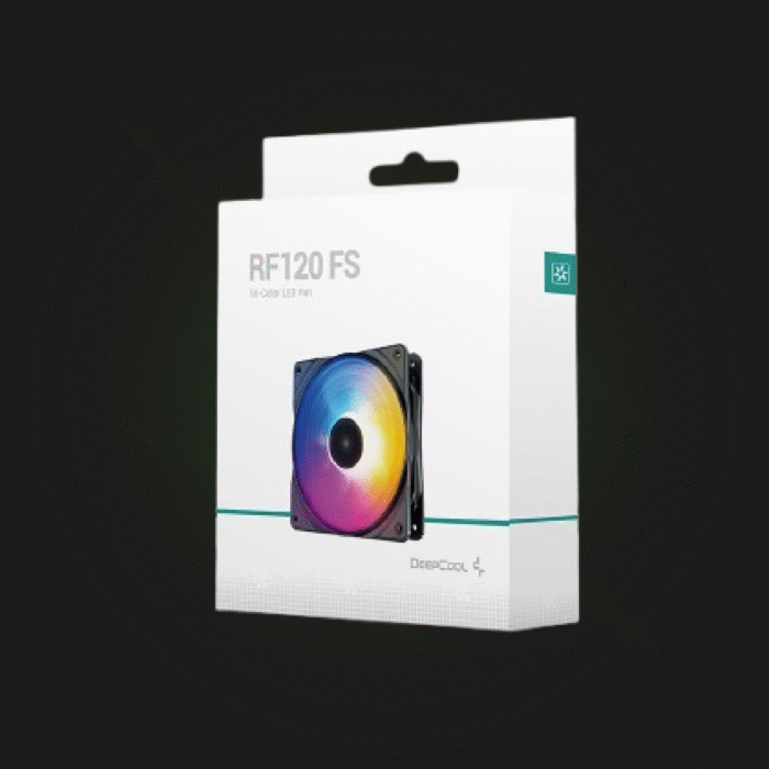 ქეისის ქულერი: DeepCool RF120 FS BLACK RGB - Image 1
