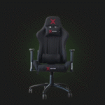 გეიმერული სავარძელი: Vertex Turu Gaming Chair Black Fabric - Image 2