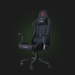 გეიმერული სავარძელი: Vertex Turu Gaming Chair Black Fabric
