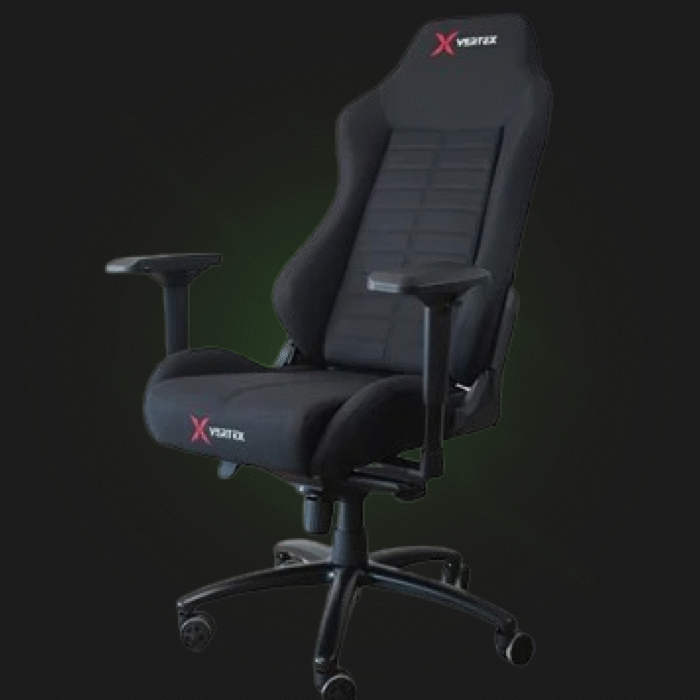 ეიმერული სავარძელი: Vertex Valakas Gaming Chair Black Fab - Image 2