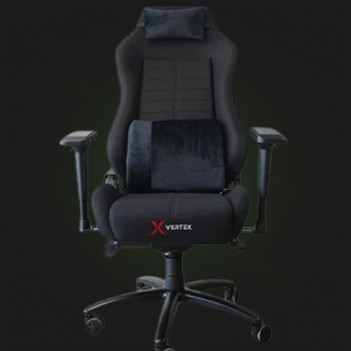 ეიმერული სავარძელი: Vertex Valakas Gaming Chair Black Fab - Image 1
