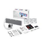 პროცესორის ქულერი: Asus Rog Strix LC III 360 A-RGB LCD White