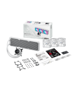 პროცესორის ქულერი: Asus Rog Strix LC III 360 A-RGB LCD White