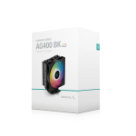 პროცესორის ქულერი: DeepCool AG400 Black A-RGB
